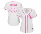 Women's Chicago White Sox #44 Bruce Rondon Replica White Fashion Cool Base Baseball Jersey