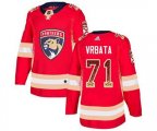 Florida Panthers #71 Radim Vrbata Red Home Drift Fashion Stitched Hockey Jersey