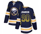 Sabres #90 Marcus Johansson Navy Blue Home Authentic Drift Fashion Stitched Hockey Jersey