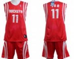 Houston Rockets #11 Yao Red Suit