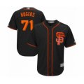 San Francisco Giants #71 Tyler Rogers Authentic Black Alternate Cool Base Baseball Player Jersey