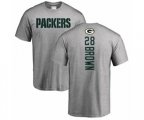 Green Bay Packers #28 Tony Brown Ash Backer T-Shirt