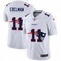 New England Patriots #11 Julian Edelman White Nike White Shadow Edition Limited Jersey