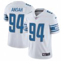 Detroit Lions #94 Ziggy Ansah Limited White Vapor Untouchable NFL Jersey