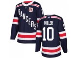 Adidas New York Rangers #10 J.T. Miller Navy Blue Authentic 2018 Winter Classic Stitched NHL Jersey