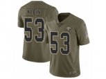 New Orleans Saints #53 A.J. Klein Limited Olive 2017 Salute to Service NFL Jersey
