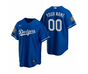 Los Angeles Dodgers Custom Royal 2020 World Series Replica Jersey