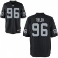 Las Vegas Raiders #96 Darius Philon Nike Black Vapor Limited Jersey