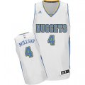 Denver Nuggets #4 Paul Millsap Swingman White Home NBA Jersey
