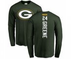 Green Bay Packers #24 Raven Greene Green Backer Long Sleeve T-Shirt