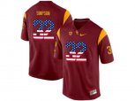 2016 US Flag Fashion USC Trojans O.J Simpson #32 College Basketball Jersey - Red
