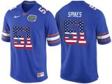 2016 US Flag Fashion Florida Gators Brandon Spikes #51 College Football Jersey - Royal Blue