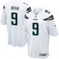 Los Angeles Chargers #9 Nick Novak Game White NFL Jersey