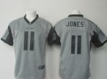 Atlanta Falcons #11 Julio Jones Gray Gridiron jerseys(Limited)