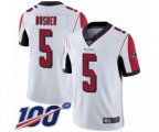 Atlanta Falcons #5 Matt Bosher White Vapor Untouchable Limited Player 100th Season Football Jersey