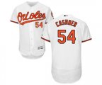 Baltimore Orioles #54 Andrew Cashner White Home Flex Base Authentic Collection Baseball Jersey