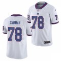 New York Giants #78 Andrew Thomas Nike White Vapor Untouchable Color Rush Limited Player Jersey