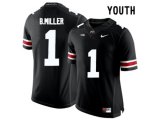 2016 Youth Ohio State Buckeyes Braxton Miller #1 College Football Limited Jersey - Black