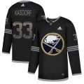 Buffalo Sabres #33 Jason Kasdorf Black Authentic Classic Stitched NHL Jersey