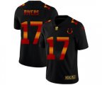 Indianapolis Colts #17 Philip Rivers Black Red Orange Stripe Vapor Limited NFL Jersey