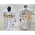 Atlanta Braves #54 Max Fried White 2022 All Star Stitched Cool Base Nike Jersey