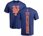 New York Mets #25 Adeiny Hechavarria Royal Blue Backer T-Shirt