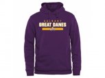 Albany Great Danes Team Strong Pullover Hoodie Purple
