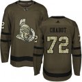 Ottawa Senators #72 Thomas Chabot Premier Green Salute to Service NHL Jersey