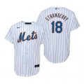 Nike New York Mets #18 Darryl Strawberry White Home Stitched Baseball Jersey