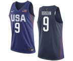 Nike Team USA #9 DeMar DeRozan Authentic Navy Blue 2016 Olympics Basketball Jersey