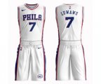 Philadelphia 76ers #7 Timothe Luwawu Swingman White Basketball Suit Jersey - Association Edition
