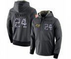 Tampa Bay Buccaneers #24 Darian Stewart Stitched Black Anthracite Salute to Service Player Performance Hoodie