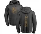 Vegas Golden Knights #24 Oscar Lindberg Charcoal One Color Backer Pullover Hoodie