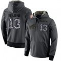 Buffalo Bills #13 Kelvin Benjamin Stitched Black Anthracite Salute to Service Player Performance Hoodie