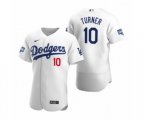 Los Angeles Dodgers Justin Turner White 2020 World Series Champions Authentic Jersey