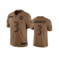 Baltimore Ravens #3 Odell Beckham Jr. 2023 Brown Salute To Service Limited Football Stitched Jersey