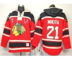 Chicago Blackhawks #21 Chicago Blackhawks #21 Stan Mikita Red pullover hooded