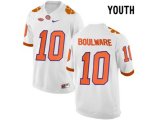 2016 Youth Clemson Tigers Ben Boulware #10 College Football Limited Jersey - White
