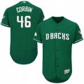 Arizona Diamondbacks #46 Patrick Corbin Green Celtic Flexbase Authentic Collection MLB Jersey