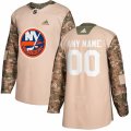 New York Islanders adidas Camo Veterans Day Custom Practice Jersey