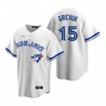 Nike Toronto Blue Jays #15 Randal Grichuk White Cooperstown Collection Home Stitched Baseball Jersey
