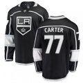 Los Angeles Kings #77 Jeff Carter Authentic Black Home Fanatics Branded Breakaway NHL Jersey