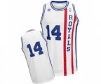 Sacramento Kings #14 Oscar Robertson Swingman White Throwback Basketball Jersey