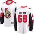 Ottawa Senators #68 Mike Hoffman Fanatics Branded White Away Breakaway NHL Jersey