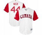 Canada Baseball #44 Rowan Wick White 2017 World Baseball Classic Replica Team Jersey