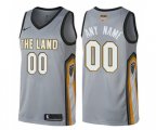 Cleveland Cavaliers Customized Authentic Gray Basketball Jersey - City Edition