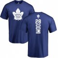 Toronto Maple Leafs #28 Tie Domi Royal Blue Backer T-Shirt