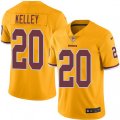 Washington Redskins #20 Rob Kelley Limited Gold Rush Vapor Untouchable NFL Jersey