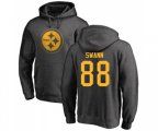 Pittsburgh Steelers #88 Lynn Swann Ash One Color Pullover Hoodie