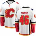 Calgary Flames #46 Marek Hrivik Fanatics Branded White Away Breakaway NHL Jersey